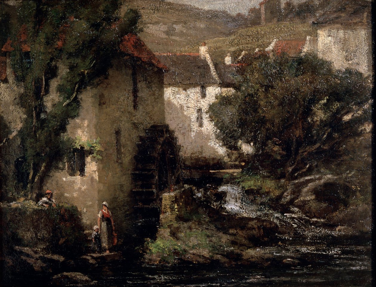 Vattenkvarn, 1800-talet. av Gustave Courbet