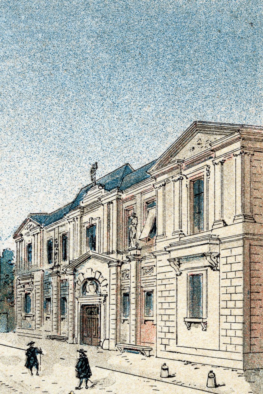 Utsikt över Hotel Carnavalet, residens för markisin av Sevigne av Gustave Demoulin