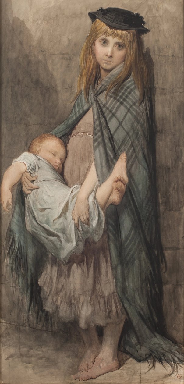 Fattiga barn i London av Gustave Dore