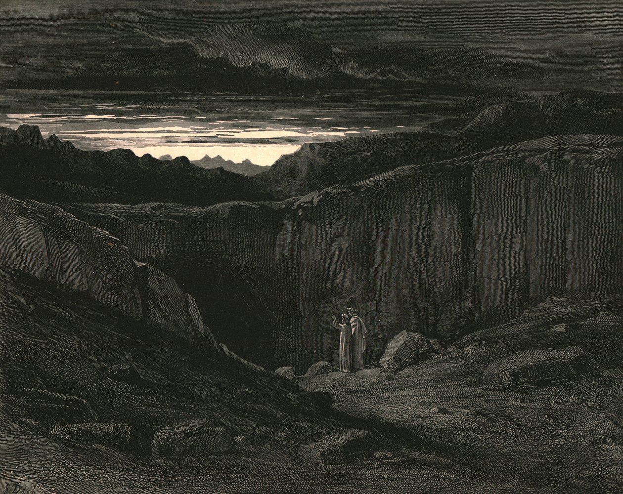Allt hopp överger, ni som går in här, c1890. av Gustave Dore
