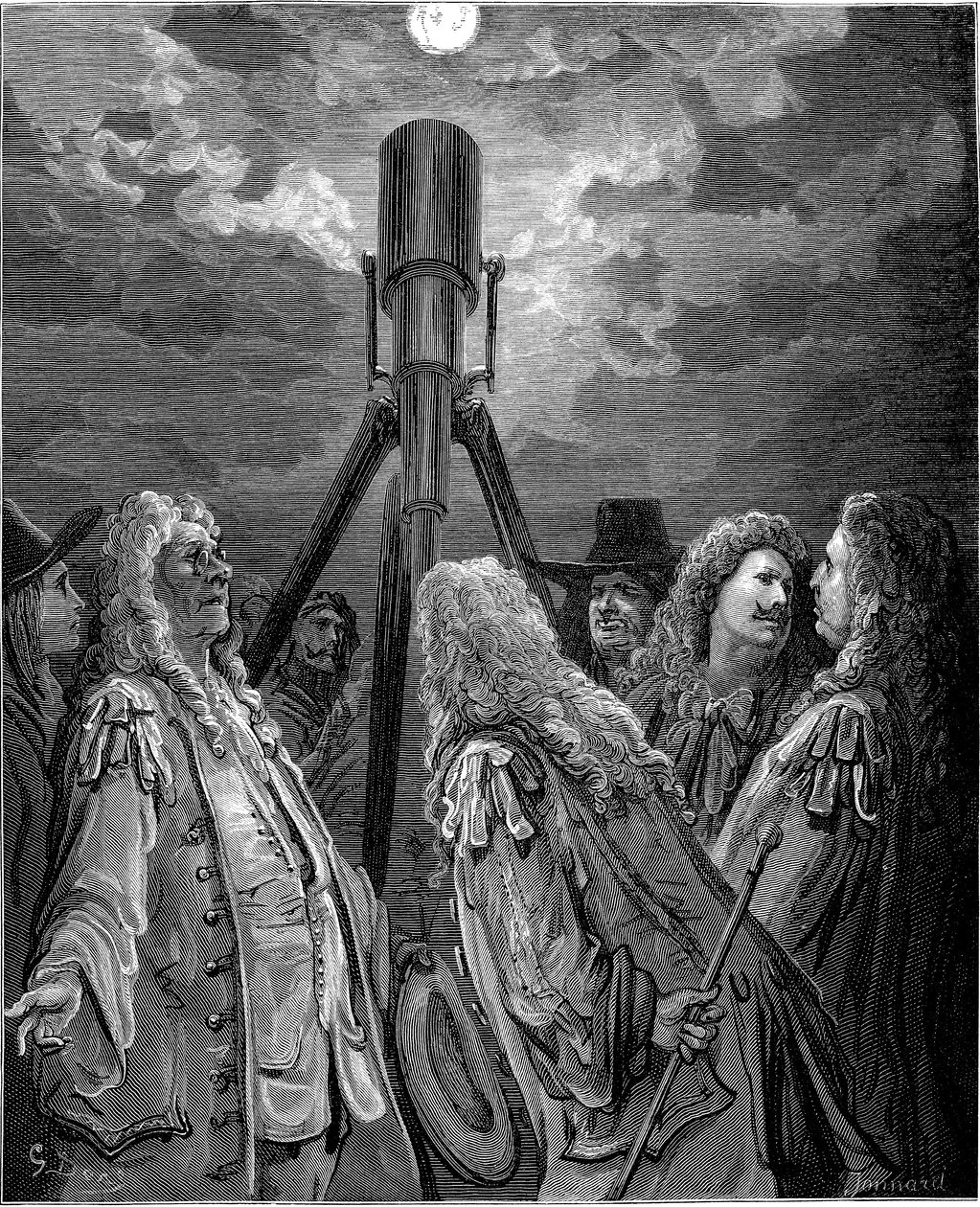 Ett djur i en måne: fabel av Jean de la Fontaine illustrerad av Gustave Dore - Ett djur i månen - av Gustave Dore