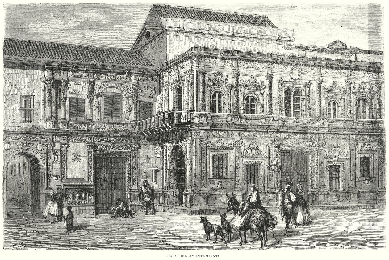 Stadshuset (gravyr) av Gustave Dore