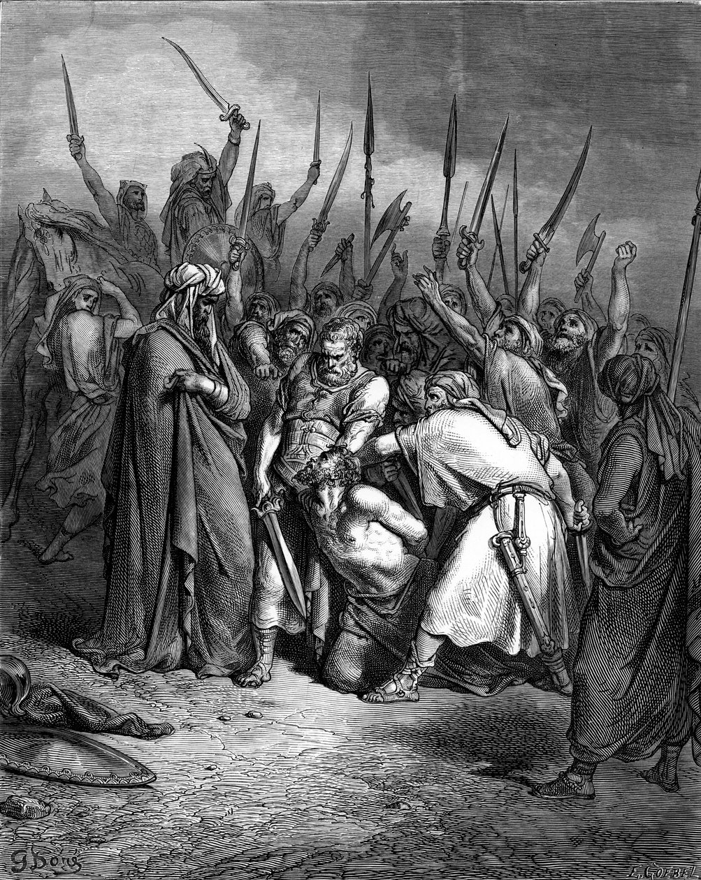Death of Agag av Doré - Bibeln av Gustave Dore