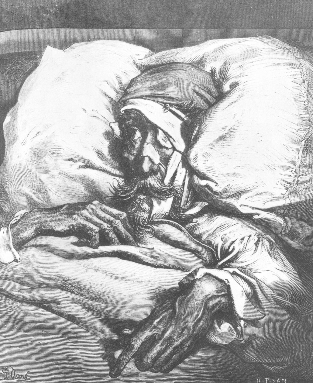 Don Quijote sårad, från 