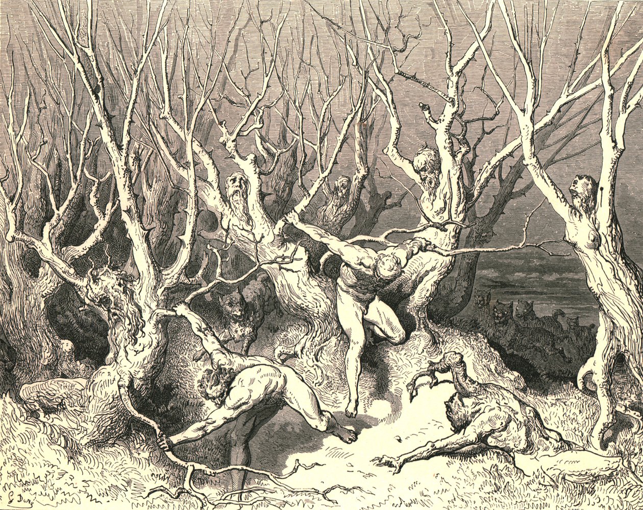 Skynda nu, ropade de förnämsta, skynda dig nu döden!, c1890. av Gustave Dore