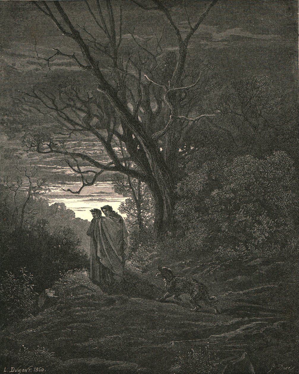 Han, snart han såg att jag grät, c1890. av Gustave Dore