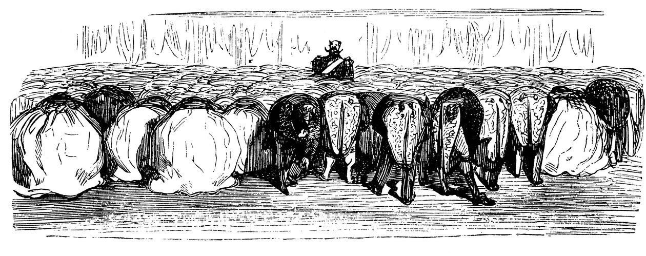 Det heliga Rysslands historia. En stor bal i Vinterpalatset, 1854. av Gustave Dore