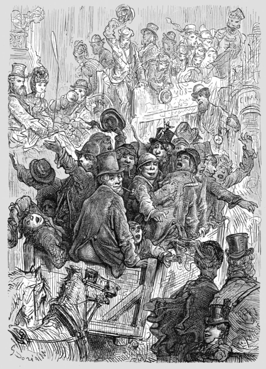 "Hem från Hampton Court Races", 1872. av Gustave Dore
