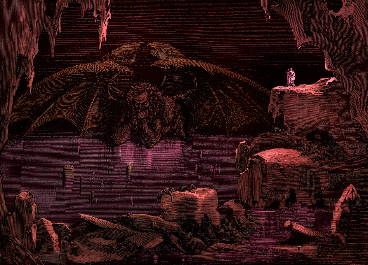 Illustration till The Divine Comedy - Hell (La Divina Commedia, L