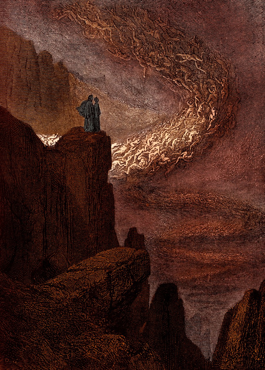 Illustration till The Divine Comedy - Hell (La Divina Commedia, L