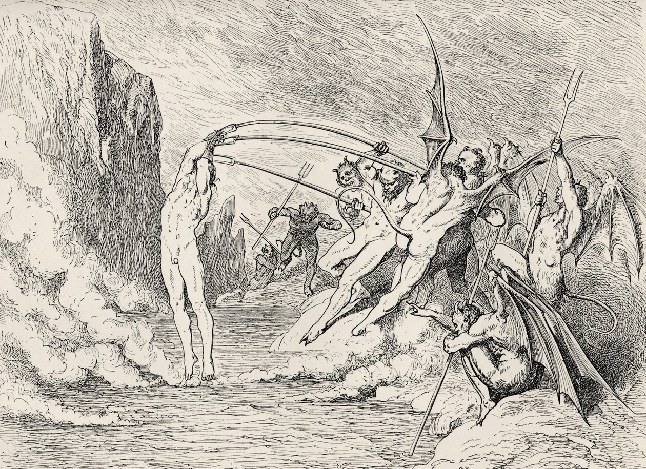Illustration till The Divine Comedy - Hell (La Divina Commedia, L