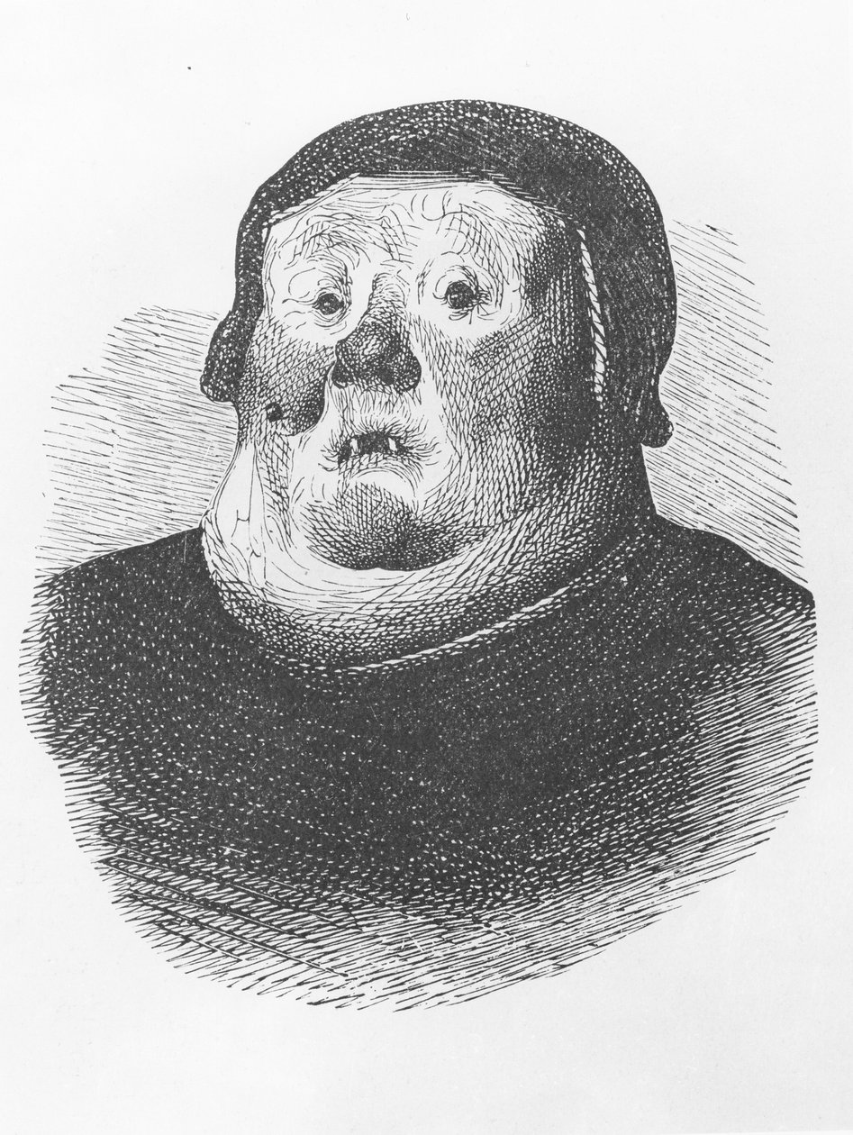 Illustration från "Le Quart Livre des Faicts et Dicts Hérosques du Bon Pantagruel" av François Rabelais, 1552 av Gustave Dore