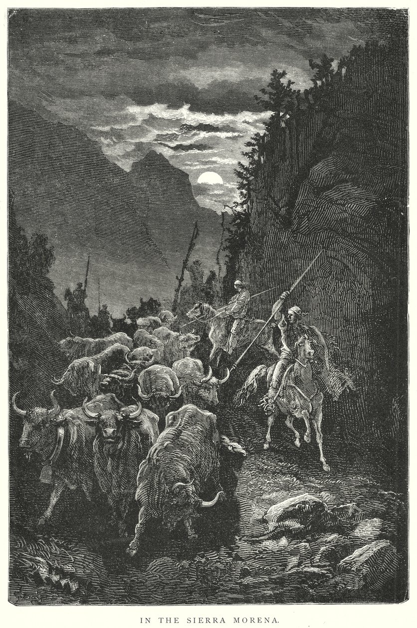 I Sierra Morena (gravyr) av Gustave Dore