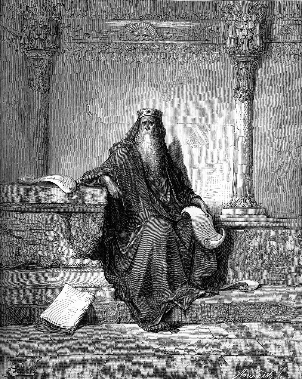 Kung Salomo - Bibeln av Gustave Dore