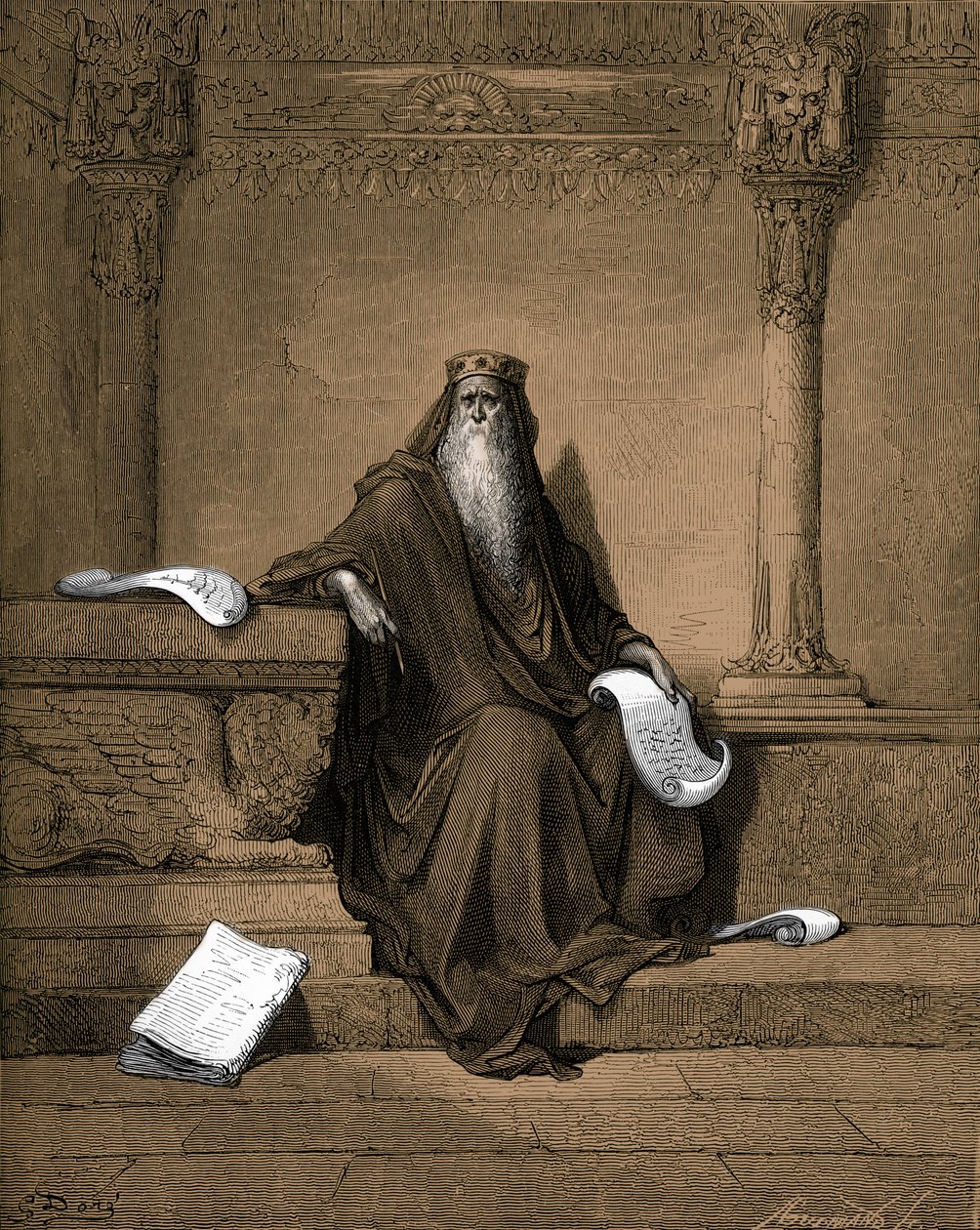 Kung Salomo - Bibeln av Gustave Dore