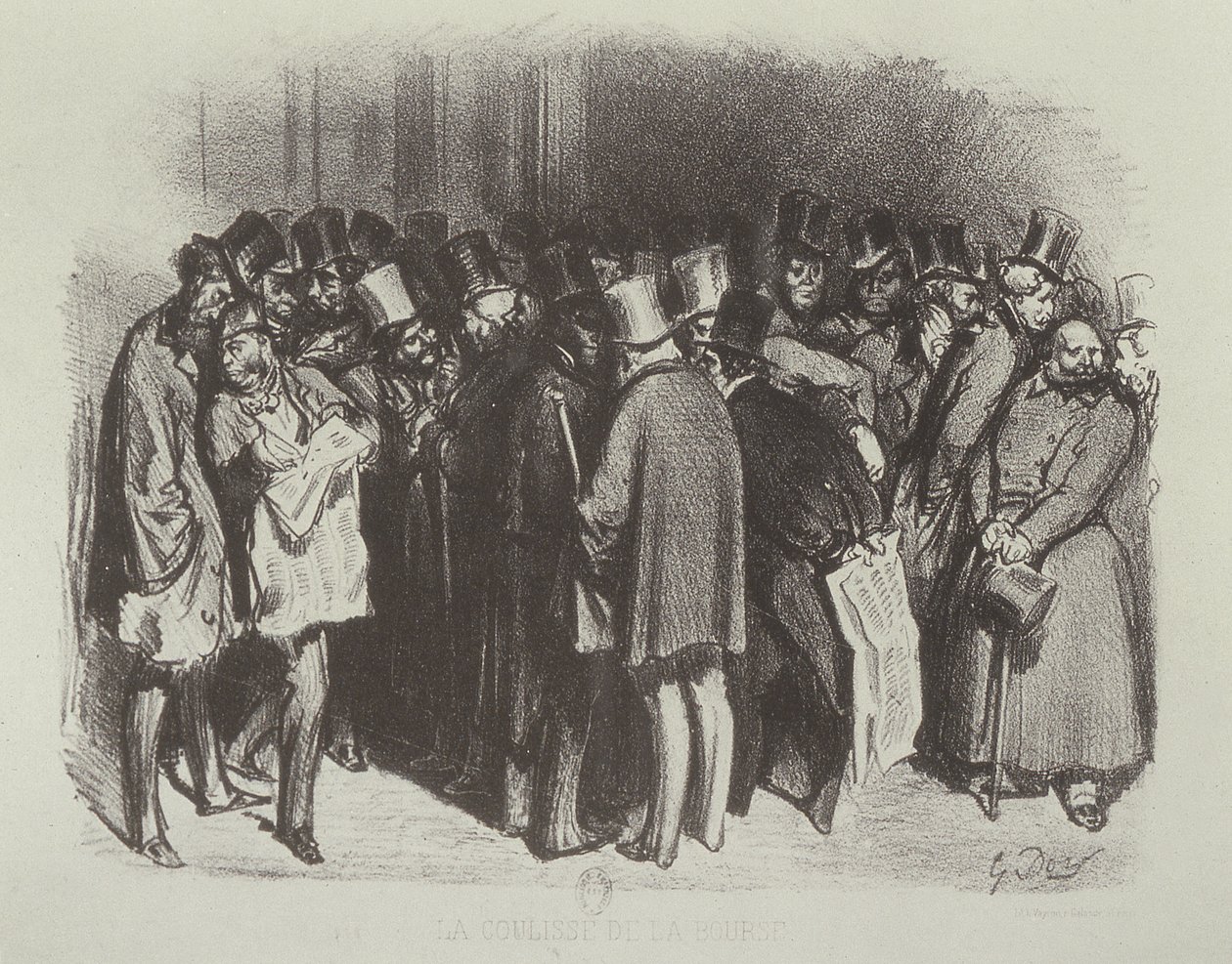 Backstage på börsen av Gustave Dore