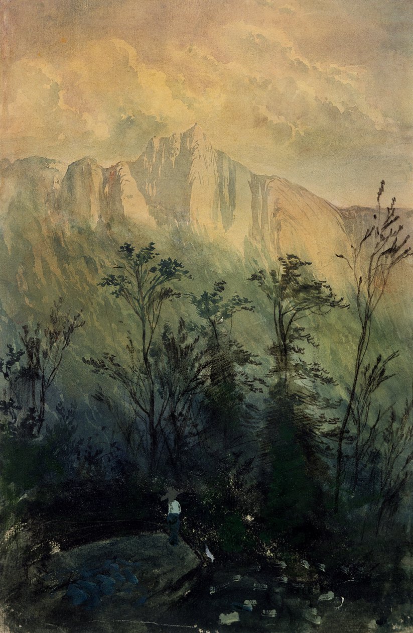 Landskap i Vogeserna, c.1883 av Gustave Dore