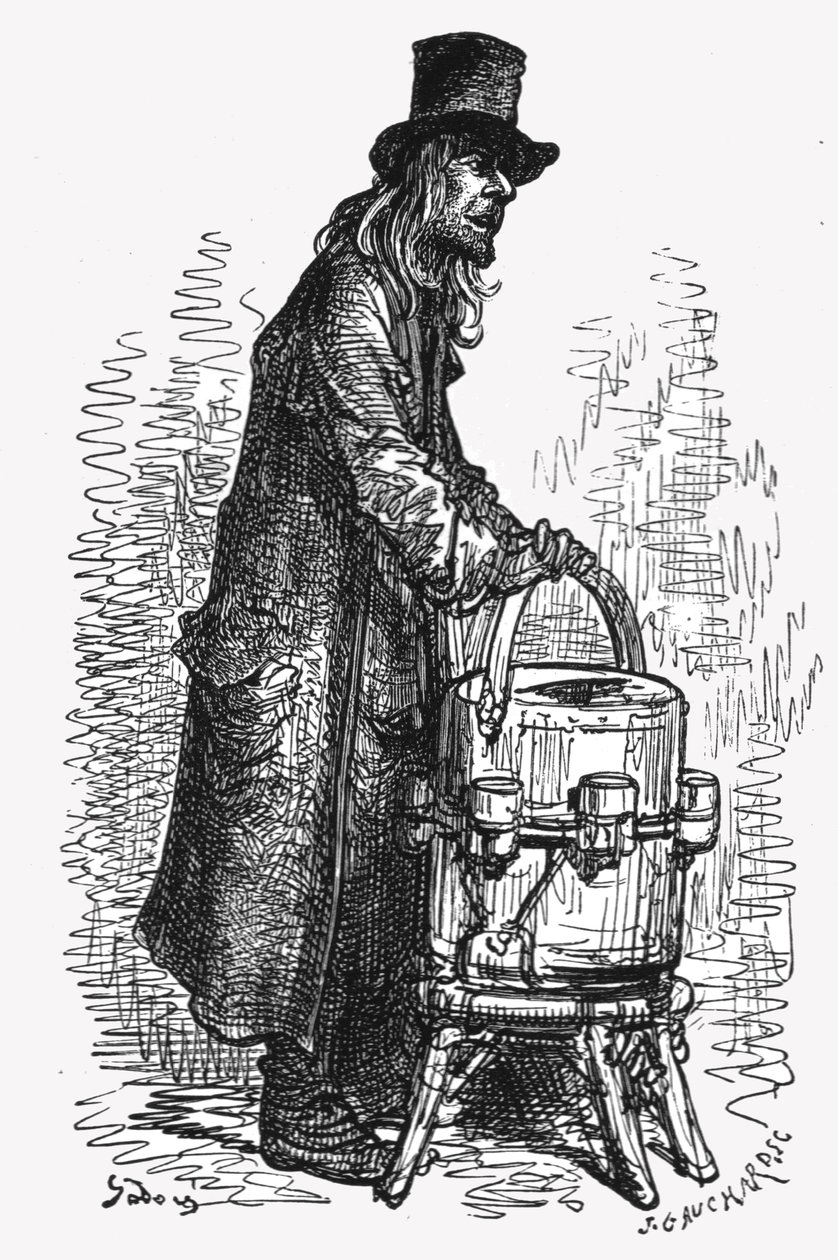 "Lemonadförsäljare", 1872. av Gustave Dore
