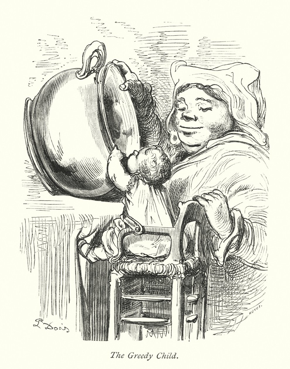 Marthas hämnd (gravyr) av Gustave Dore