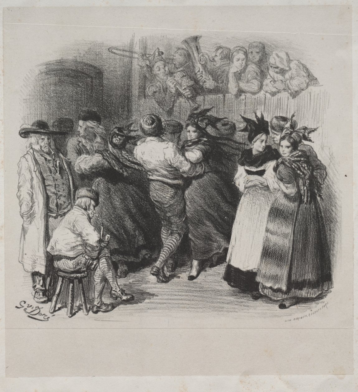 Musical Works of Ernest Doré: Souvenir of Alsace, Alsace Dance - Titelsida. av Gustave Dore