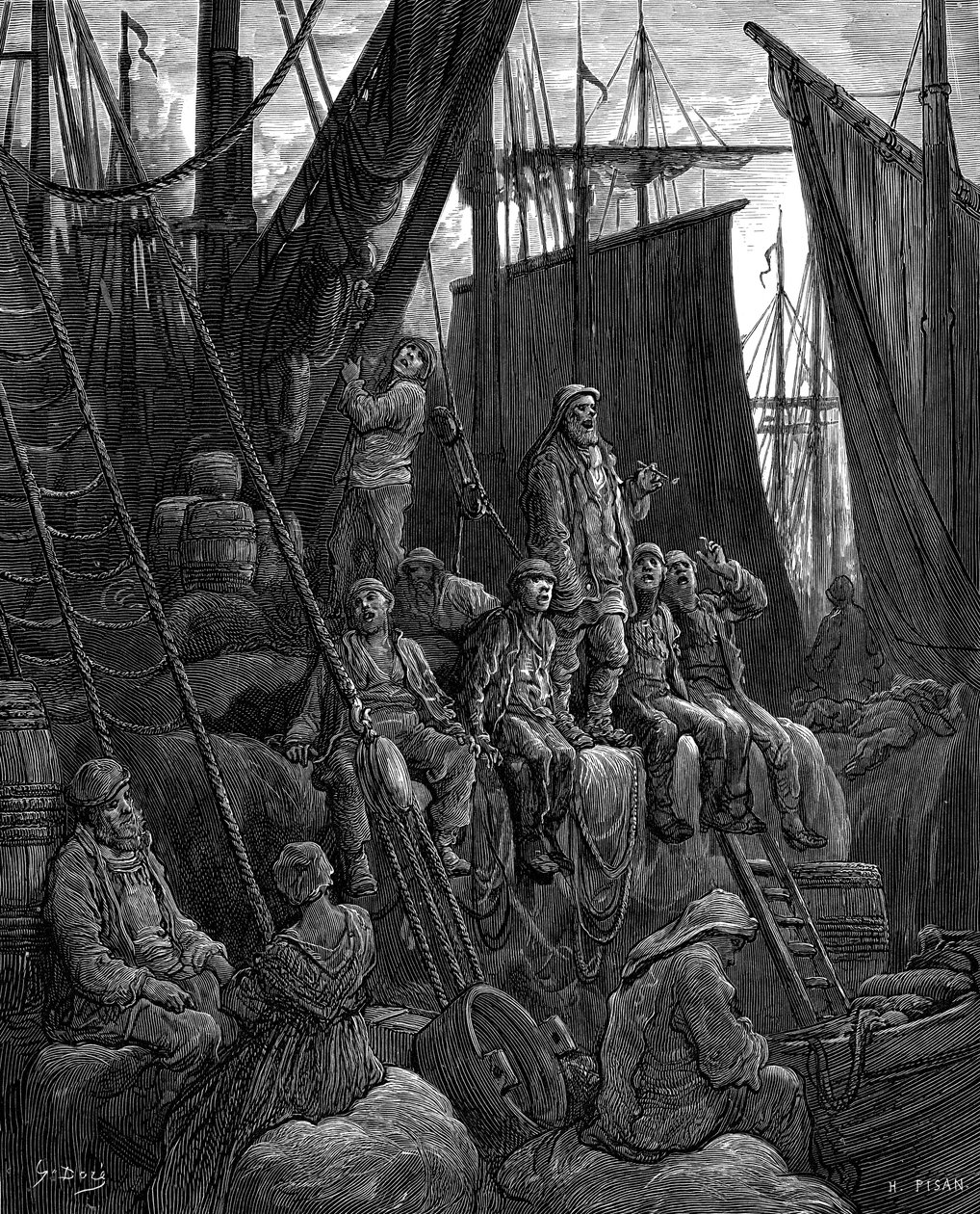 Off Billingsgate av Gustave Doré av Gustave Dore