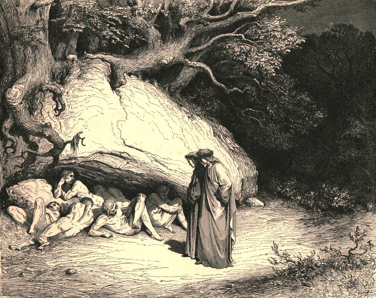 Bara så långt drabbat, att vi lever begärande utan hopp, c1890. av Gustave Dore