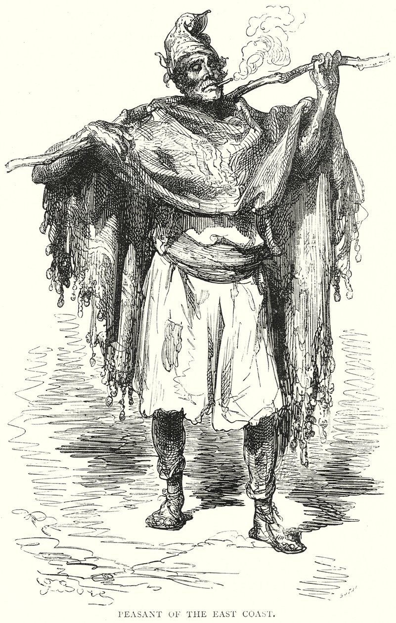 Bonde från östkusten (gravyr) av Gustave Dore