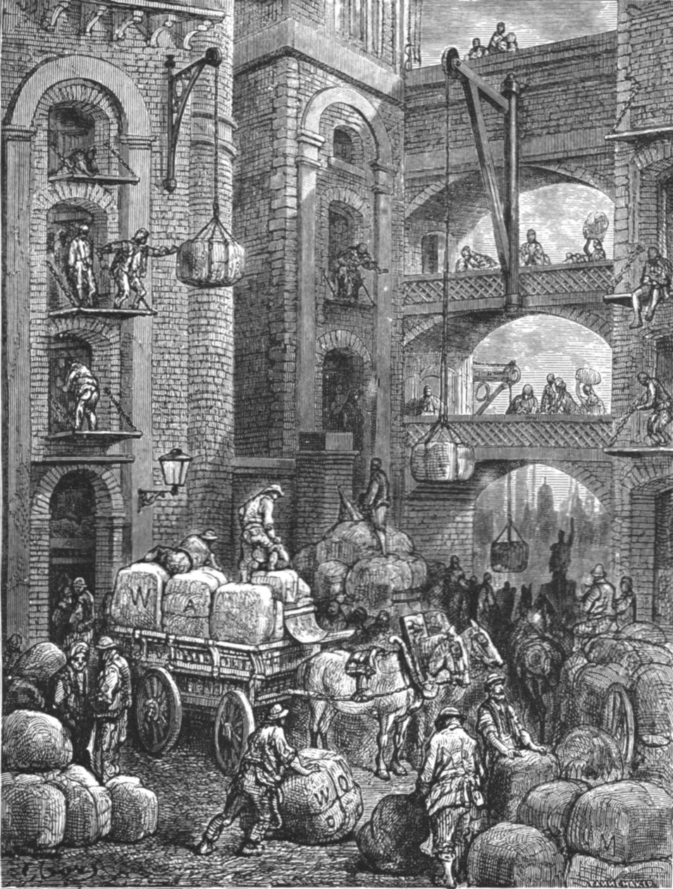 "Pickle Herring Street", 1872. av Gustave Dore