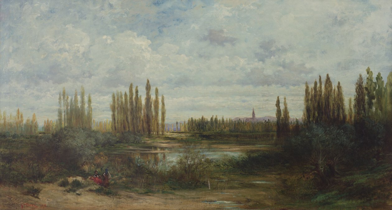Dammar nära Strasbourg av Gustave Dore