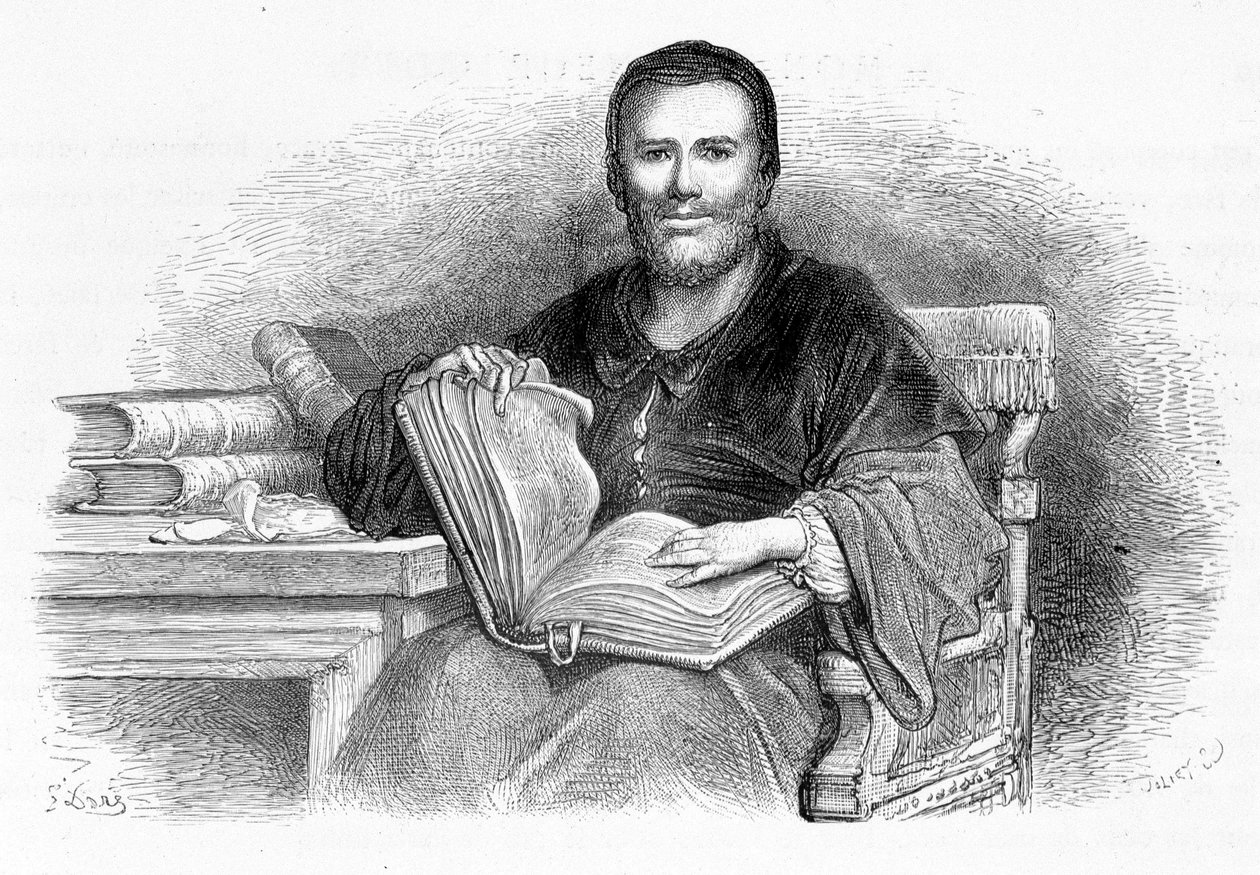 Porträtt av Rabelais - av Gustave Doré av Gustave Dore