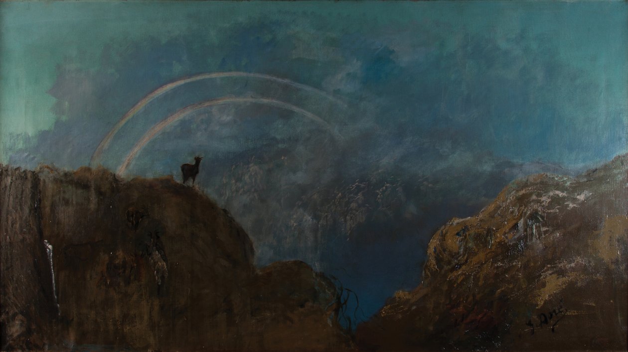 Regnbågslandskap av Gustave Dore