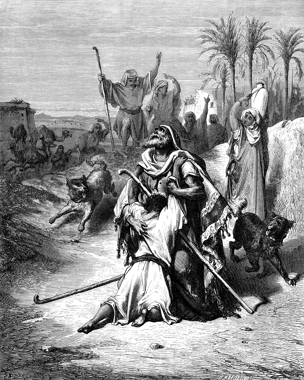Den förlorade sonens återkomst, 1865-1866 av Gustave Dore