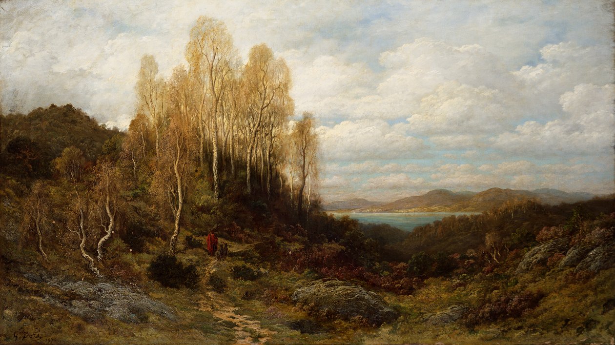 Skotskt landskap av Gustave Dore