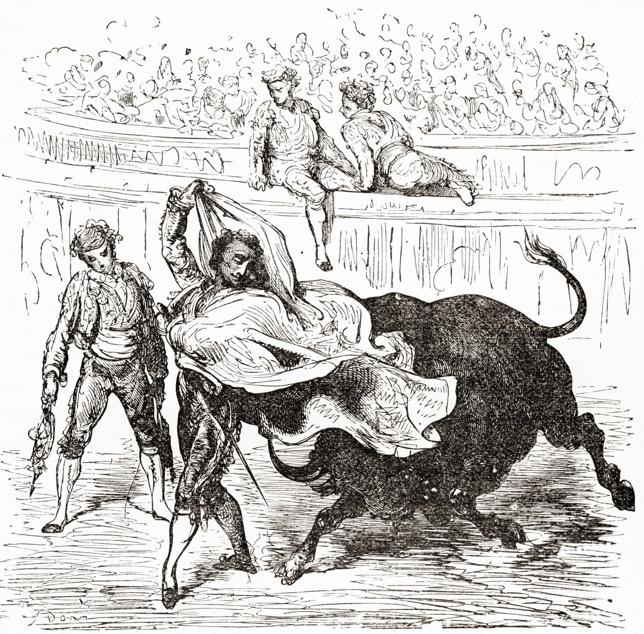 Spanien. Ur Life and Reminiscences of Gustave Dore, publicerad 1885. av Gustave Dore
