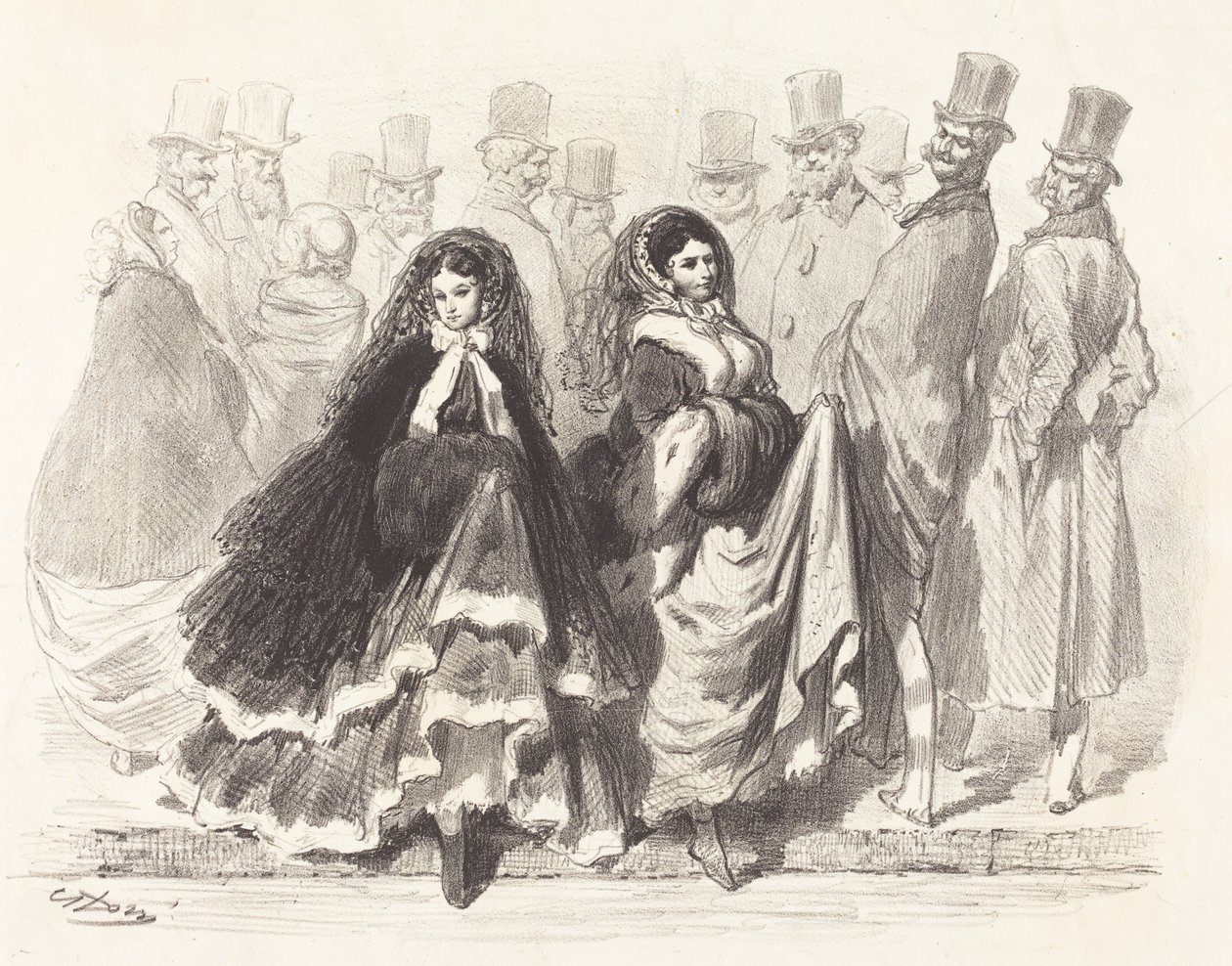 Gatubild av Gustave Dore