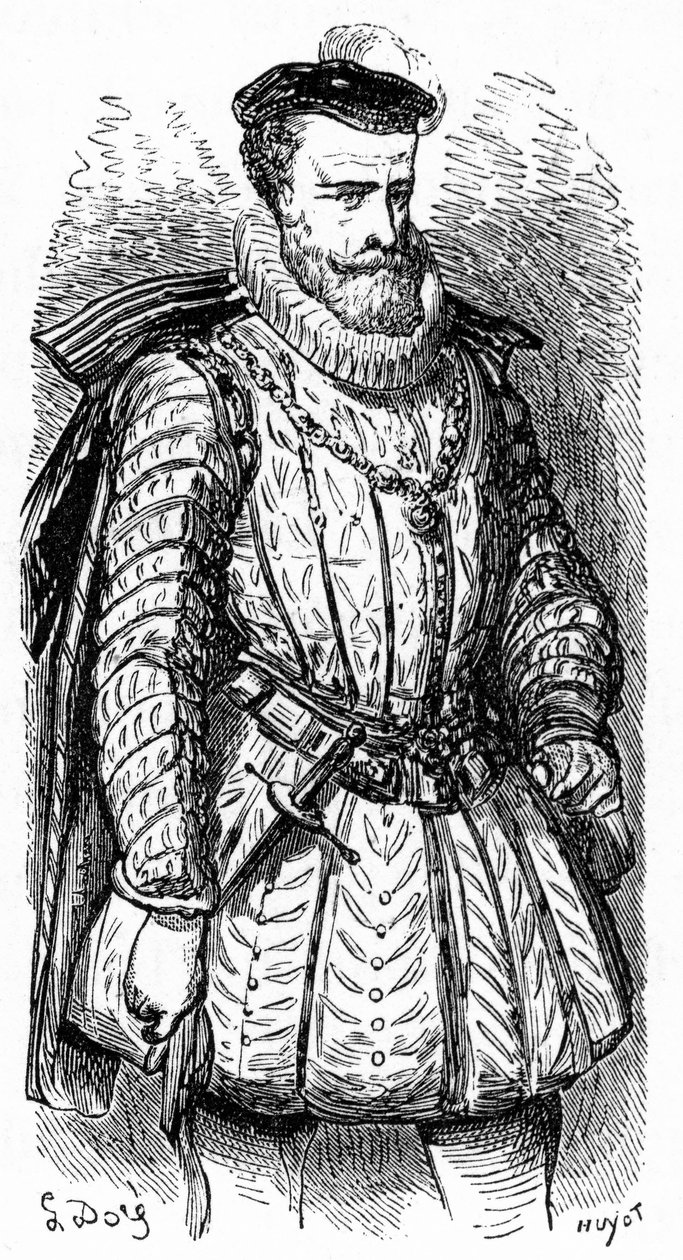 Sully (Maximilian av Bethune, baron de Rosny, hertig av Sully av Gustave Dore