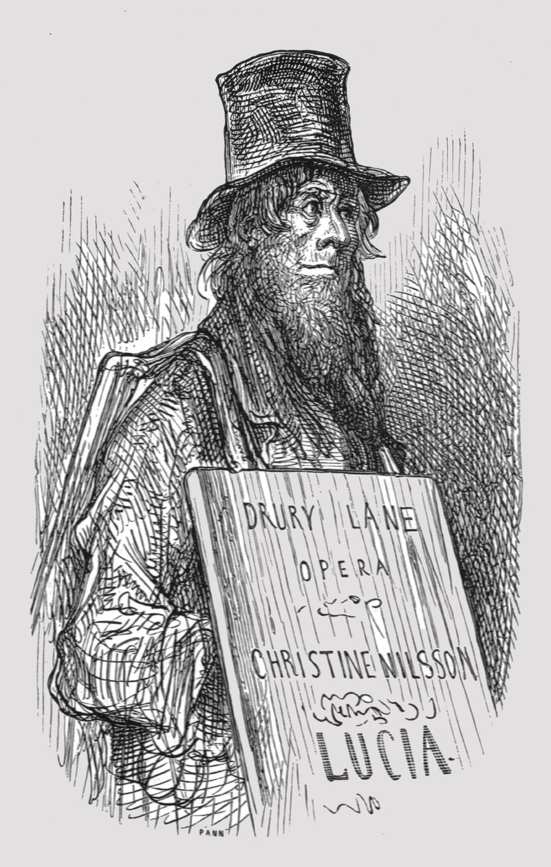 "Den animerade smörgåsen", 1872. av Gustave Dore