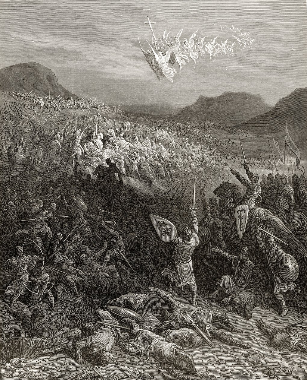 Slaget vid Nicaea 1097, illustration från 
