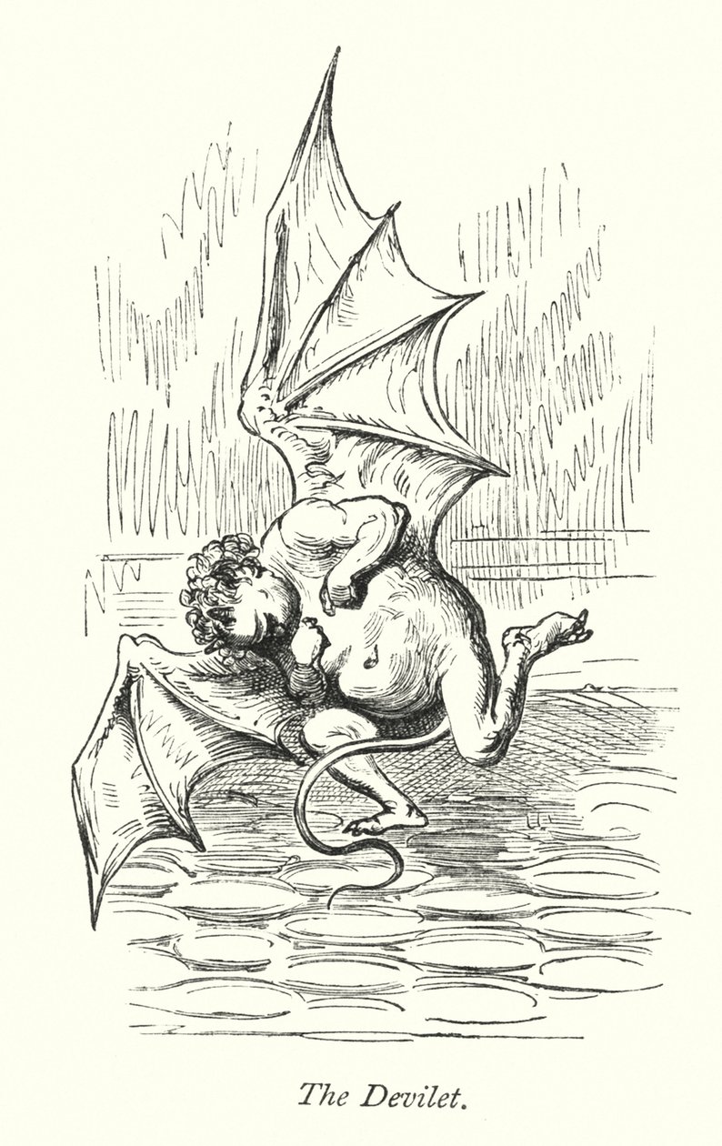 Devilet (gravyr) av Gustave Dore