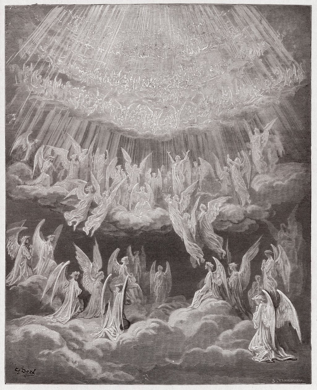 Den gudomliga komedin av Gustave Dore