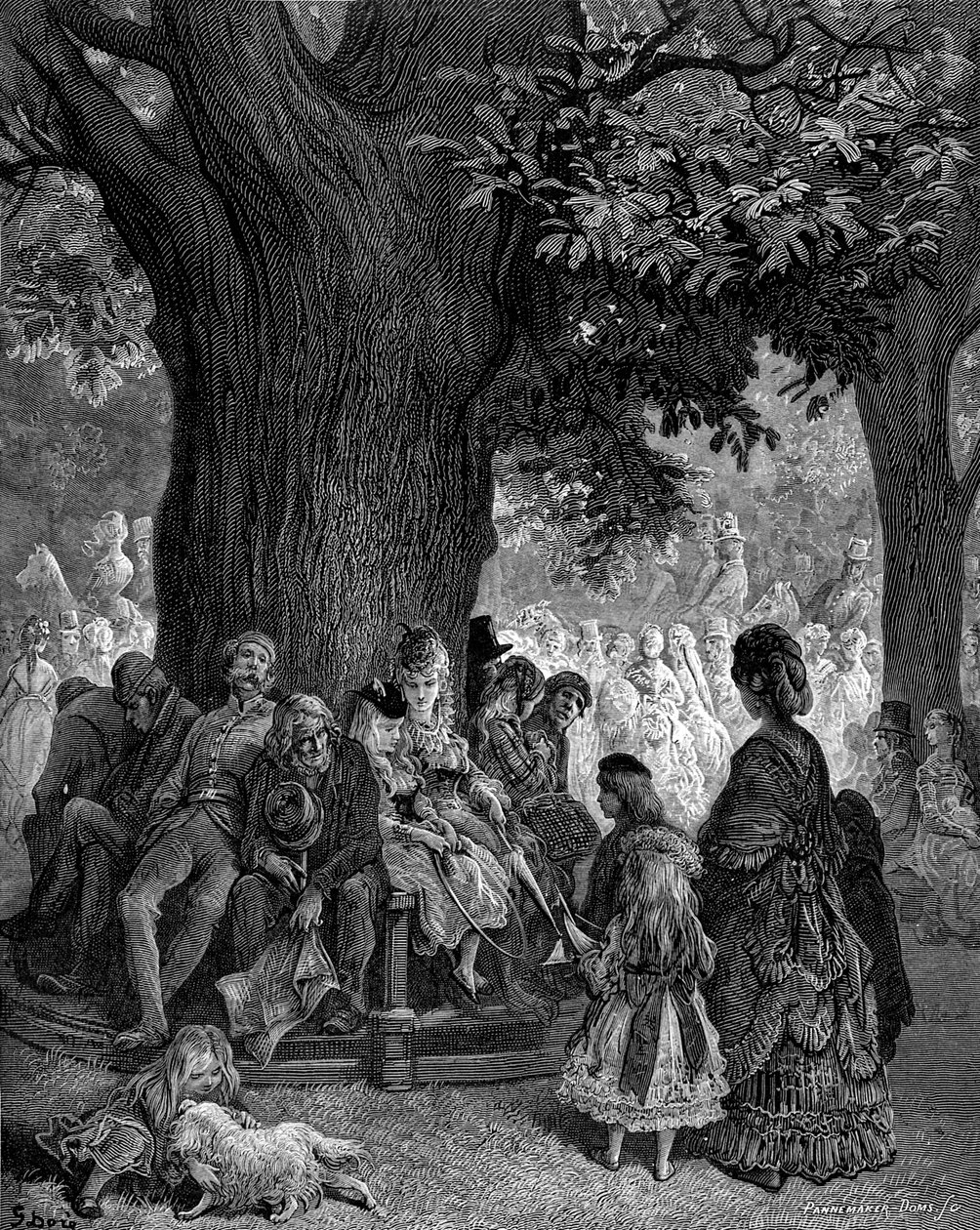 Det stora trädet - Kensington Gardens av Gustave Doré av Gustave Dore