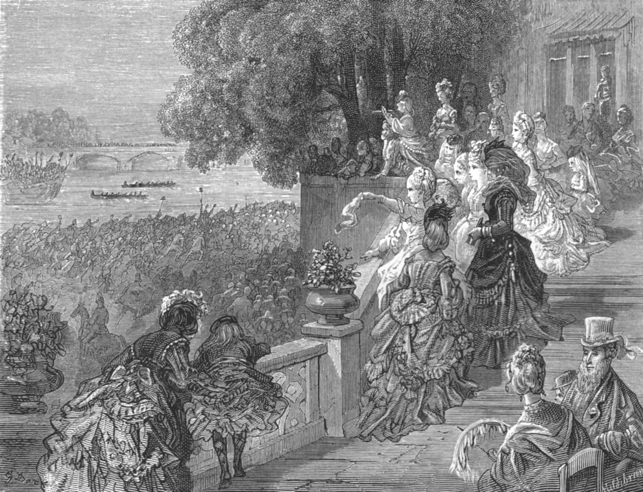 "The Limes - Mortlake", av Gustave Dore