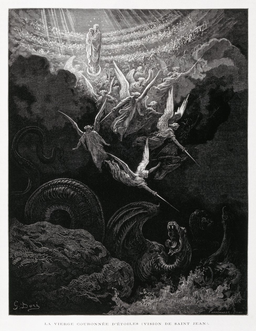 Kröningen av Jungfrun av Gustave Dore