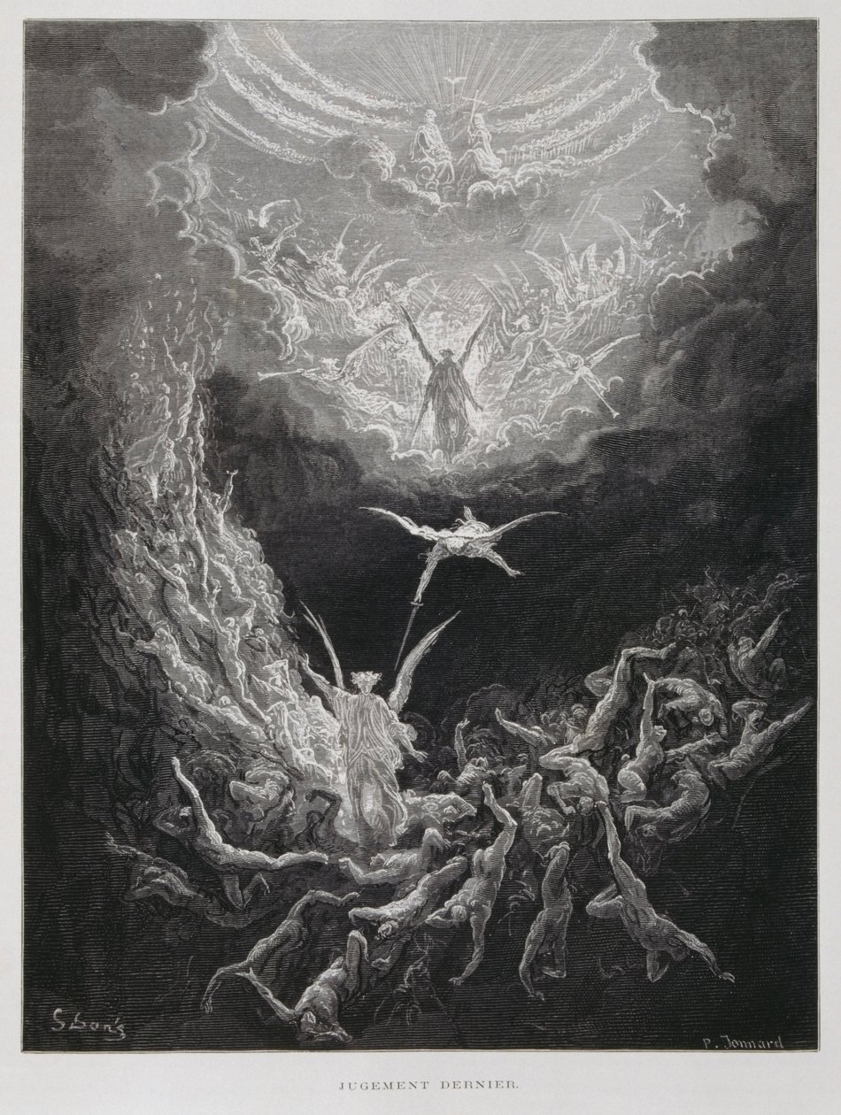 Den sista domen, Illustration från Dore-bibeln av Gustave Dore