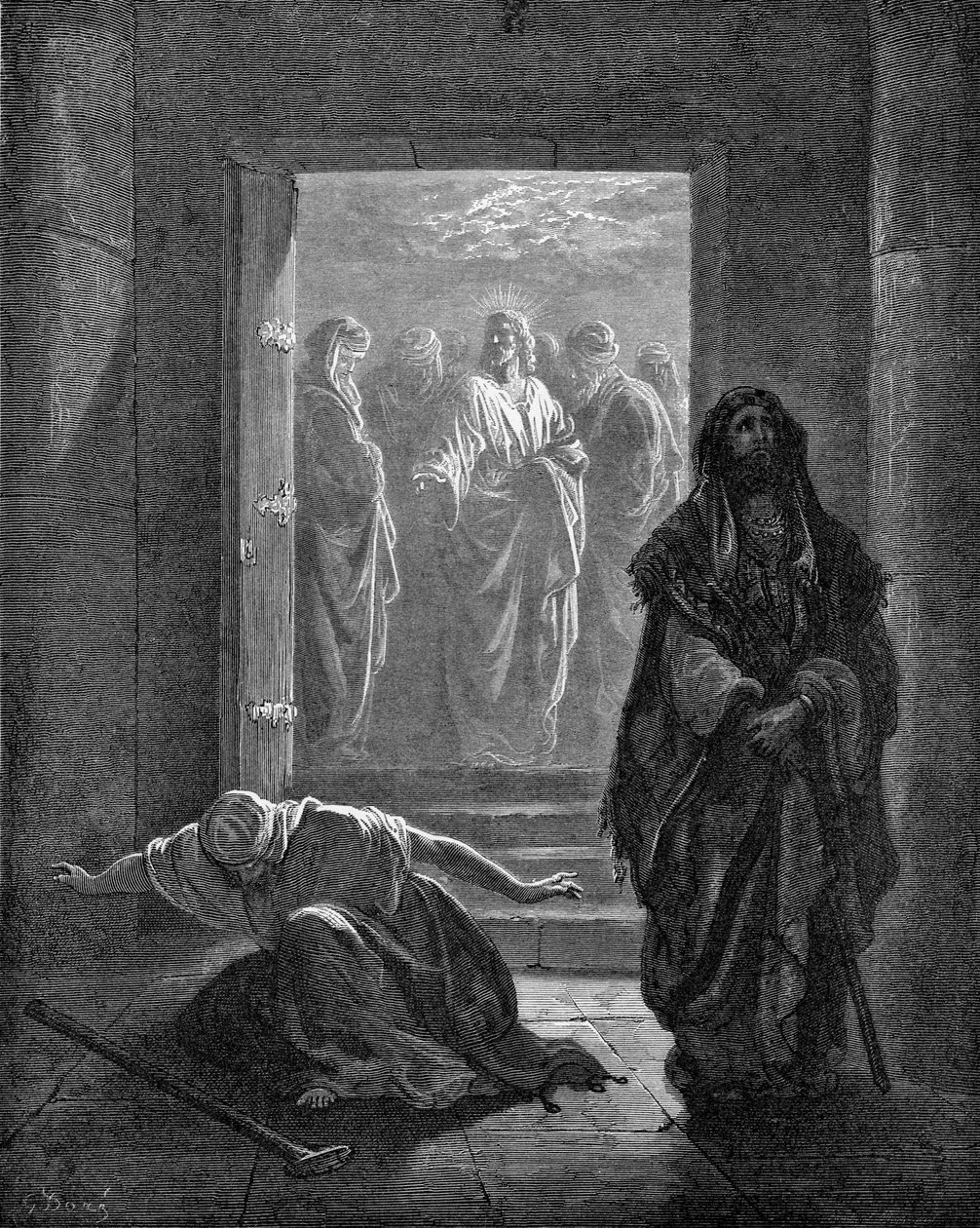 Fariséen och publikanen av Gustave Dore