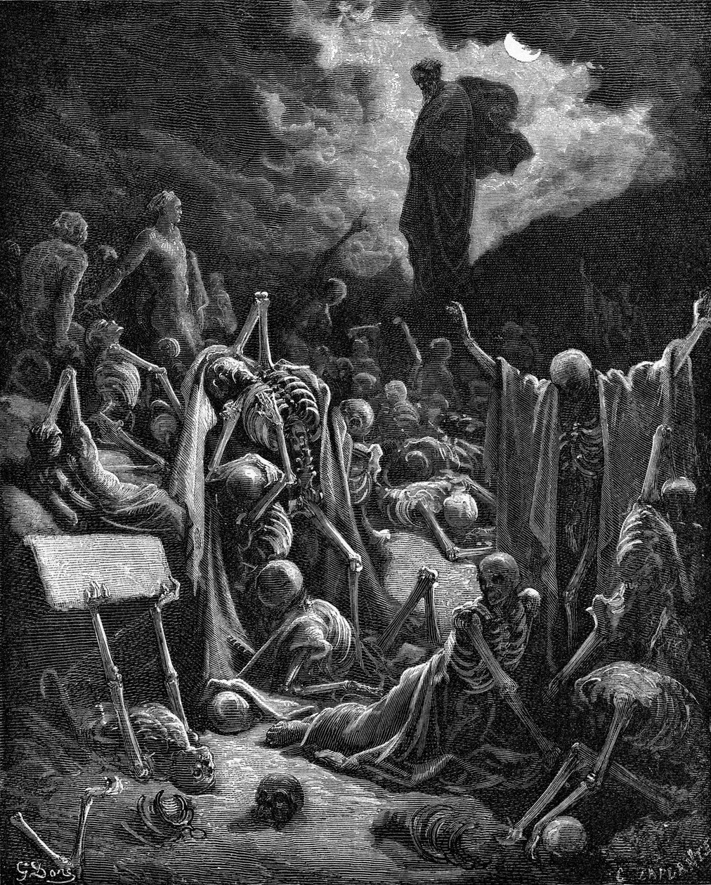 Hesekiels syn av Gustave Dore