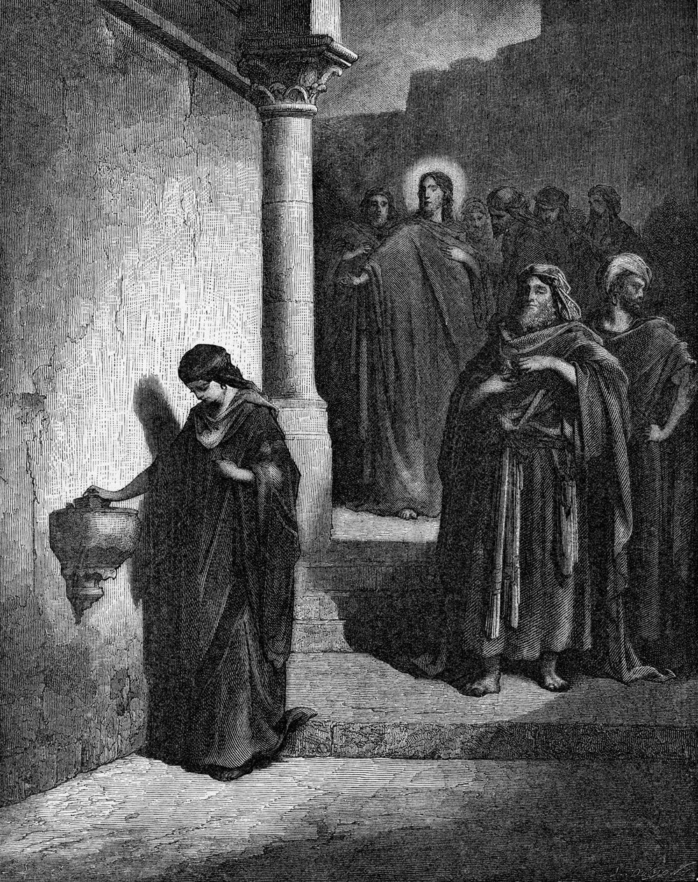 Änkans kvalster av Gustave Dore