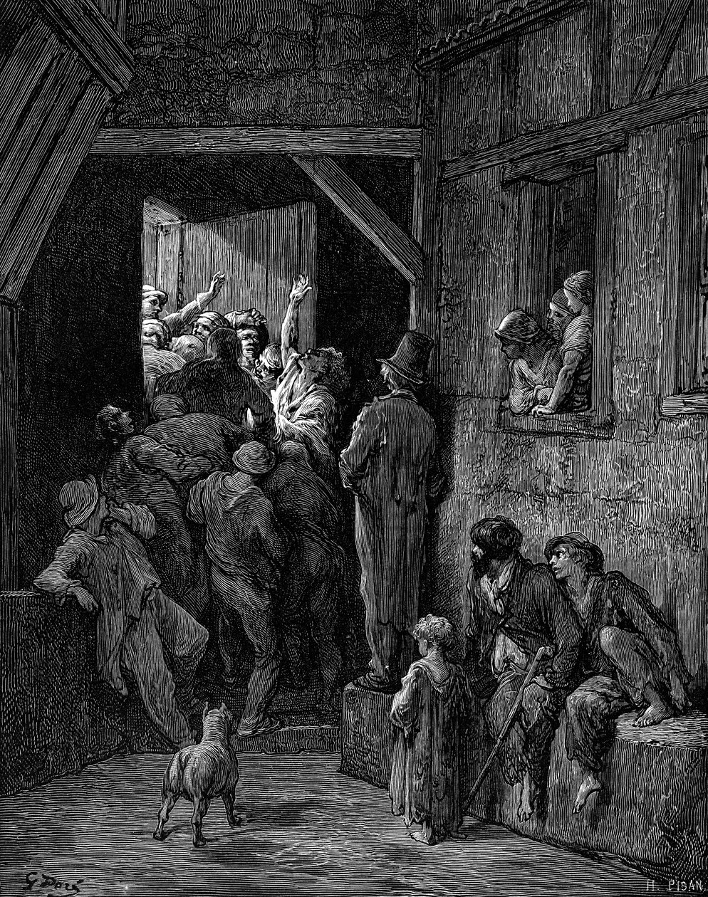 Slå ut honom, Ratcliff av Gustave Doré av Gustave Dore