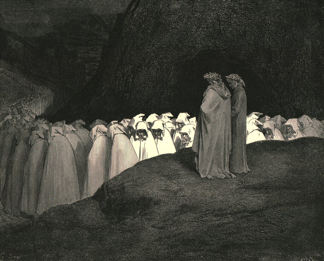Toskansk...förakt att inte instruera oss vem du är, c1890. av Gustave Dore