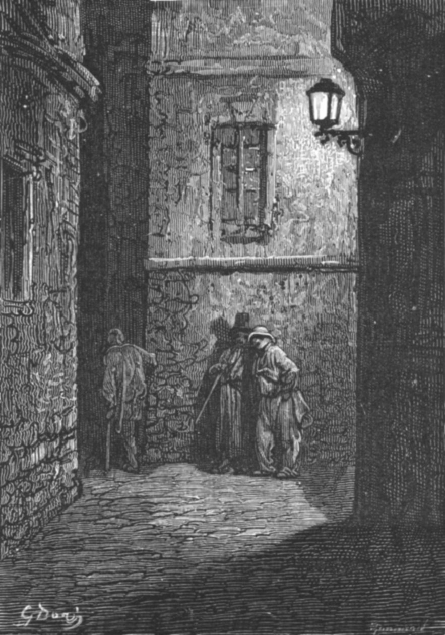 "Whitechapel - A Shady Place", 1872. av Gustave Dore